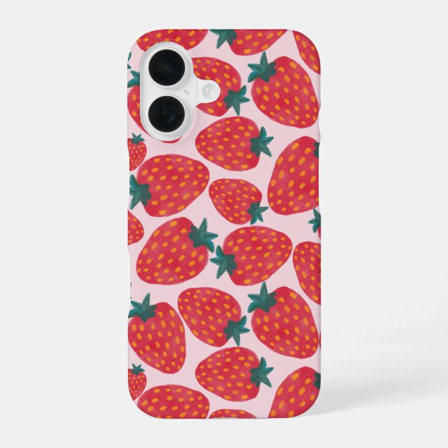 Strawberry Field Iphone Case (Back)