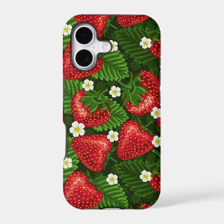 strawberry field iPhone 17 case