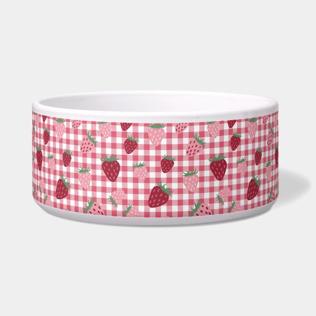 Strawberry Field Pattern Bowl (Front)