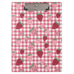 Strawberry Field Pattern Clipboard