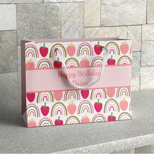 Strawberry Fields Delight 1 Large Gift Bag