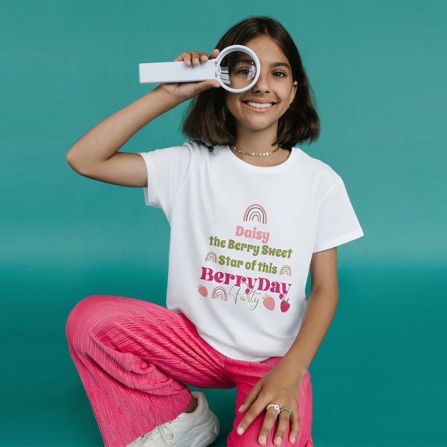 Strawberry Fields Delight Birthday /Guest of Honor T-Shirt (Creator Uploaded)