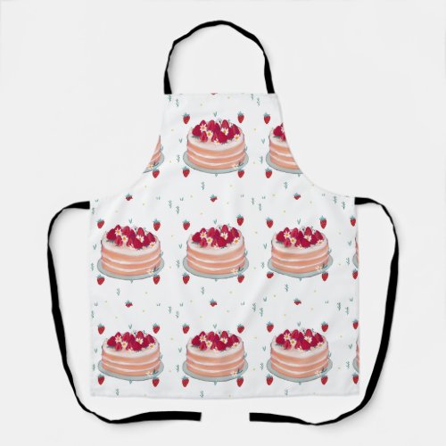 Strawberry Fields Forever Cake Apron