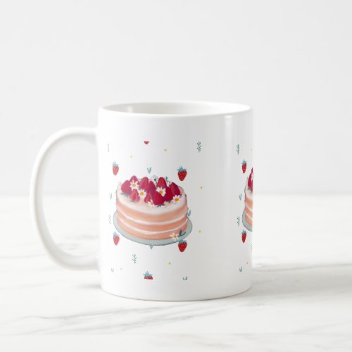 Strawberry Fields Forever Cake Coffee Mug