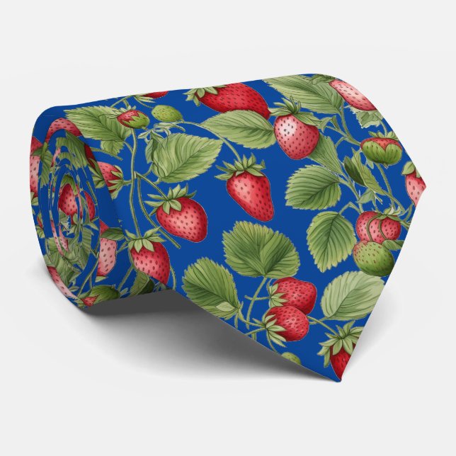 Strawberry Fields Neck Tie (Rolled)