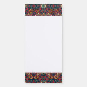 Strawberry Fields Retro Paisley Magnetic Notepad