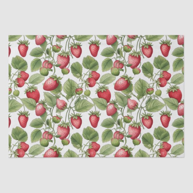 Strawberry Fields Tissue Paper (Front)