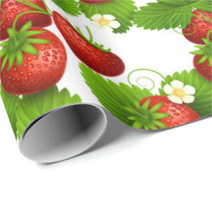 Strawberry Fields Wrapping Paper