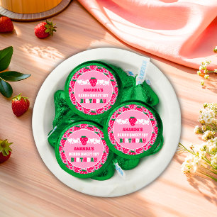 Strawberry First Birthday Celebration Candy Favors