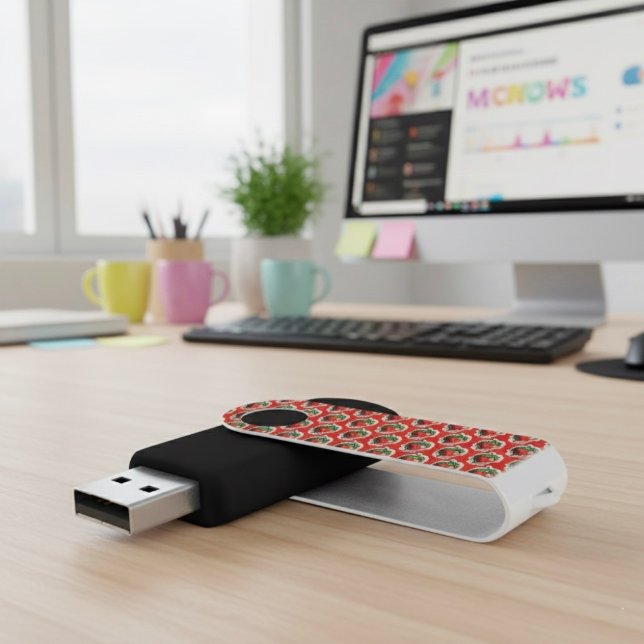 Strawberry Flash Drive (Creator Uploaded)