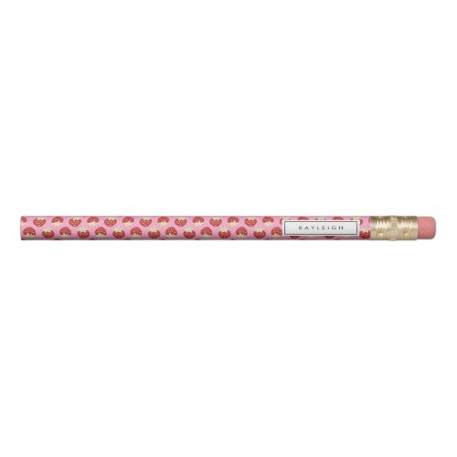 Strawberry Flip Personalized Pencil