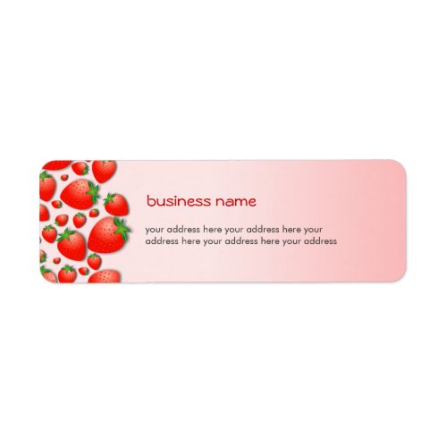 Strawberry Fresh Pink Label