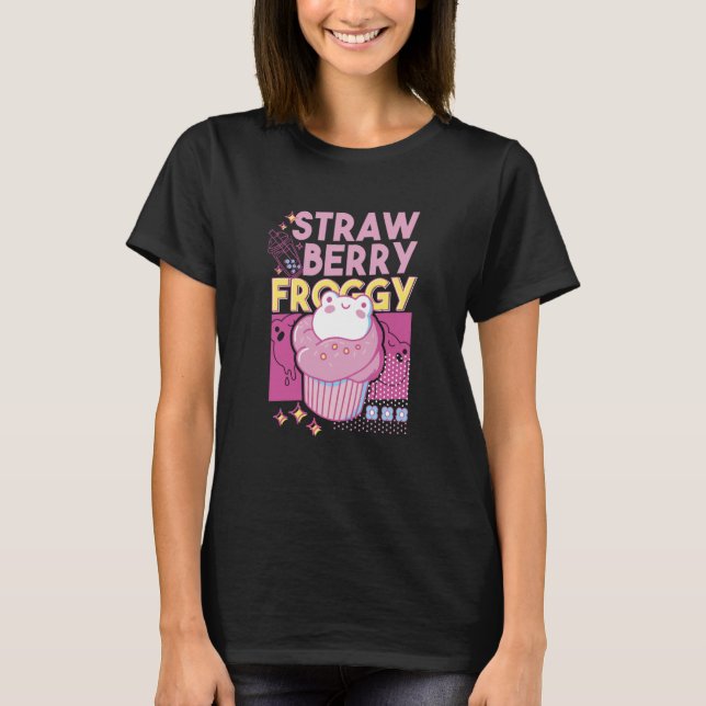 Strawberry Froggy Frog T-Shirt (Front)
