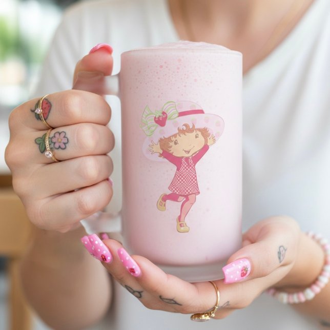 Strawberry Frosted Glass Beer Mug (Creator Uploaded)
