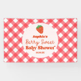A Berry Sweet Baby Girl is on the Way Baby Shower Party Decal Baby