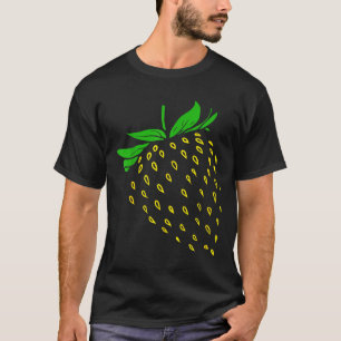 Strawberry Fruit Costume Simple Funny Party T-Shirt