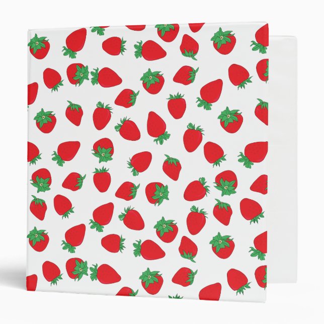 Strawberry Fruit Covered Binder (Front/Inside)