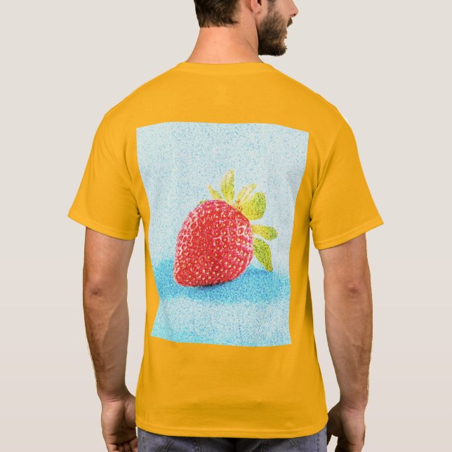 "Strawberry Fruit" Cute Photo. Buy Now T-Shirt (Back)