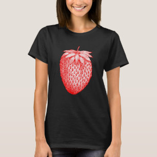 Strawberry Fruit Retro Vintage Graphics Women Men T-Shirt