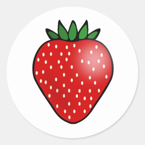 Strawberry Fruit Stickers