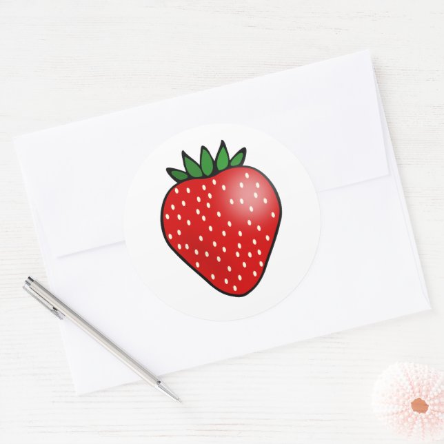 Strawberry Fruit Stickers (Envelope)