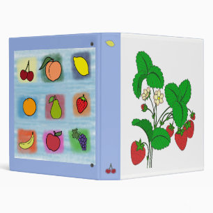 Strawberry Fruit Surprise Reversible Binder