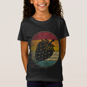 Strawberry Fruit Vintage Festival Distressed Retro T-Shirt