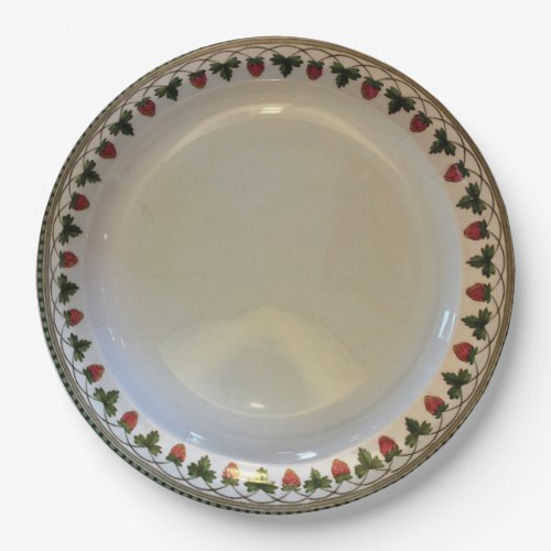 Strawberry Fruit Wedgwood Etruria c1900 Paper Paper Plates