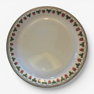 Strawberry Fruit, Wedgwood Etruria, c1900 Paper Plates