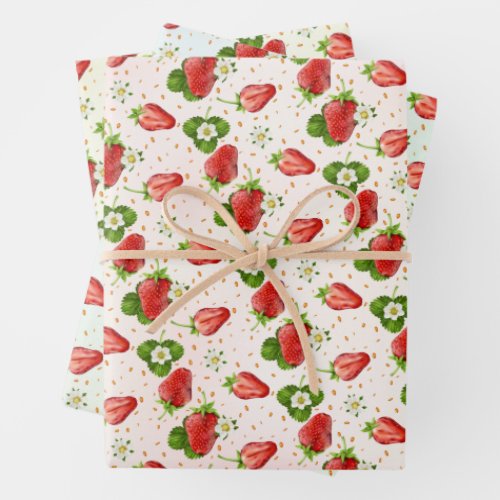 Strawberry Fruit Wrapping Paper