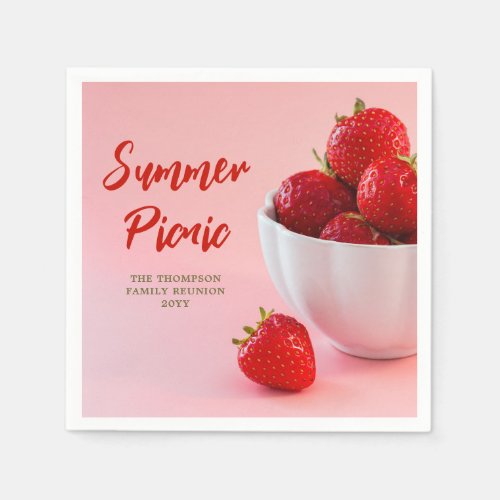 Strawberry Fruits Pic Summer Picnic Family Reunion