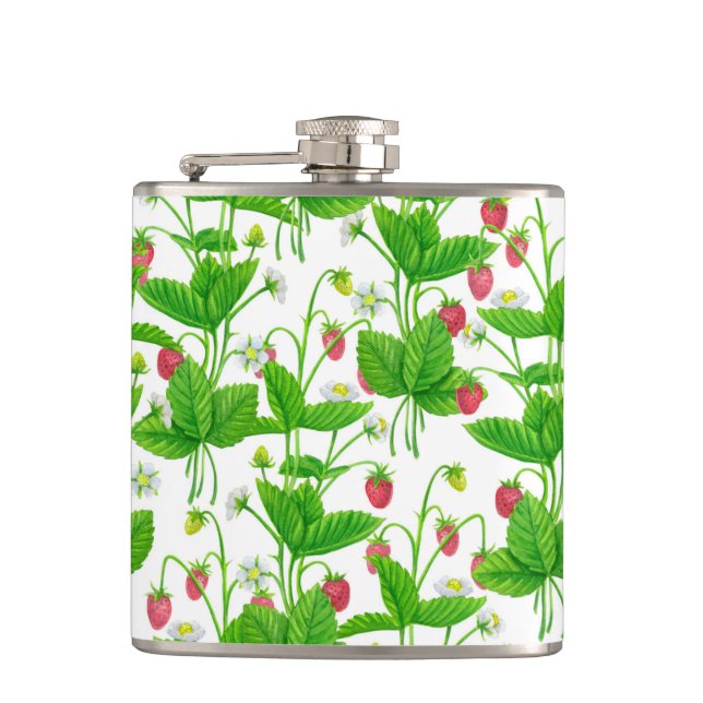 Strawberry garden flask (Front)