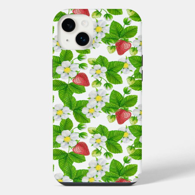 Strawberry garden iphone case (Back)