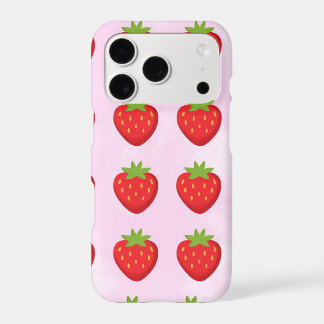 Strawberry Garden iPhone 17 Pro Case