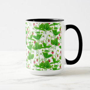 Strawberry garden mug