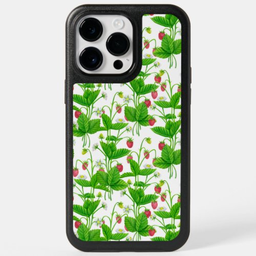 Strawberry garden OtterBox iPhone 14 pro max case