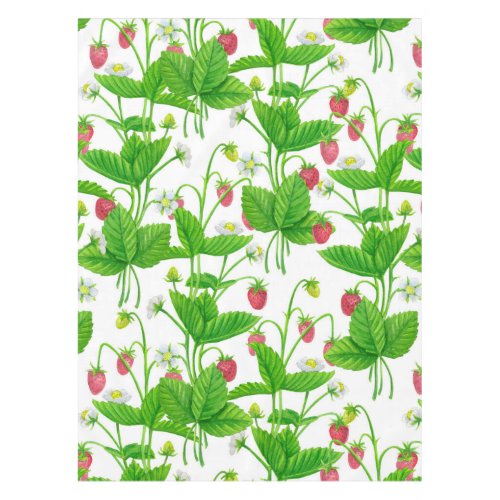 Strawberry garden tablecloth
