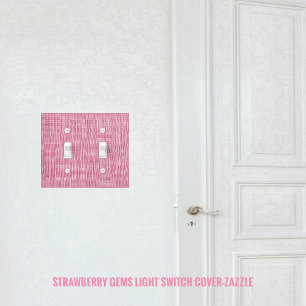 Strawberry Gems Light Switch Cover
