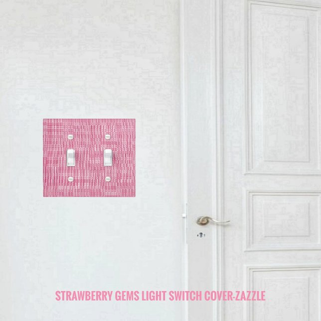 Strawberry Gems Light Switch Cover (Creator Uploaded)