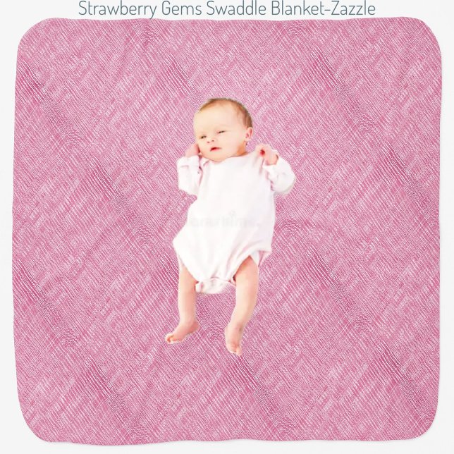 Strawberry Gems Receiving Blanket (Creator Uploaded)