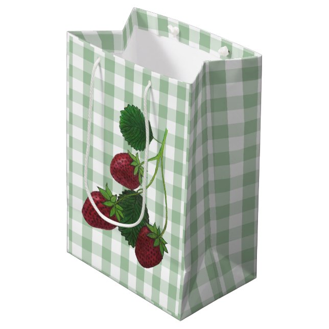 Strawberry Gift Bag (Front Angled)