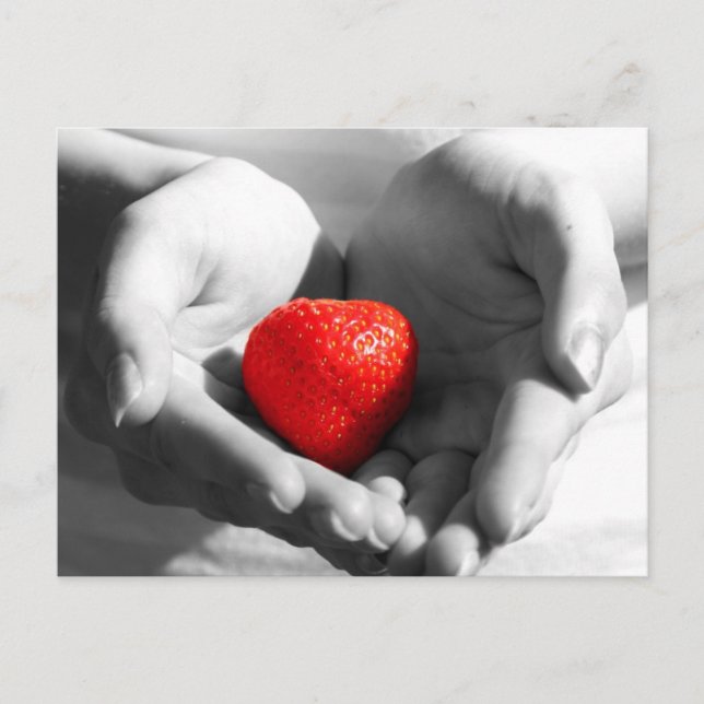 Strawberry gift postcard (Front)