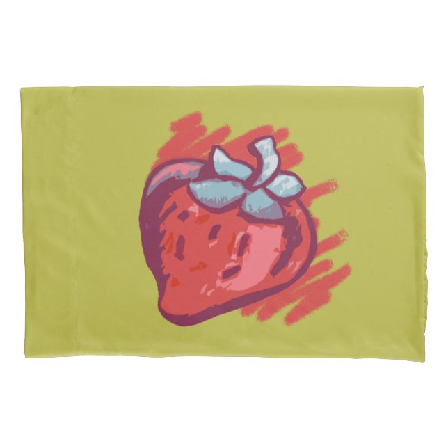 Strawberry Gifts Pillow Case (Front)