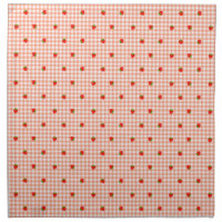 Strawberry & Gingham Check (Salmon Pink)