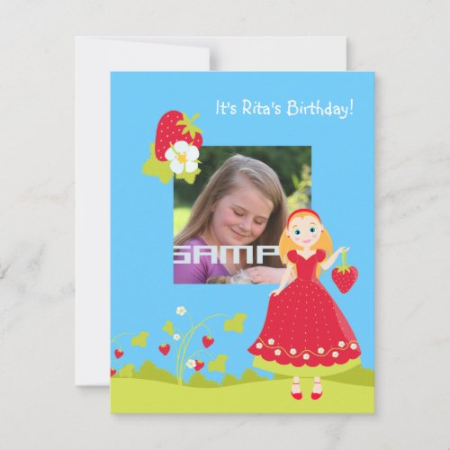 It's a Strawberry party time invitation!