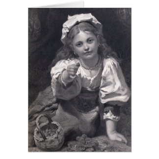 Strawberry girl cards