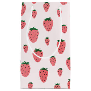 Strawberry Girl First Birthday Party Small Gift Bag