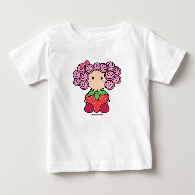 Strawberry Girl Infant Long Sleeve Tee (Front)