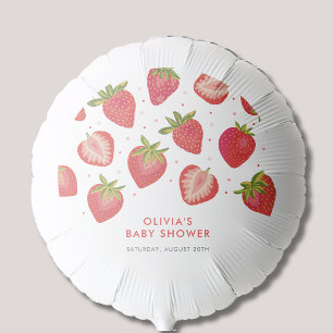 Strawberry Girls Baby Shower Balloon