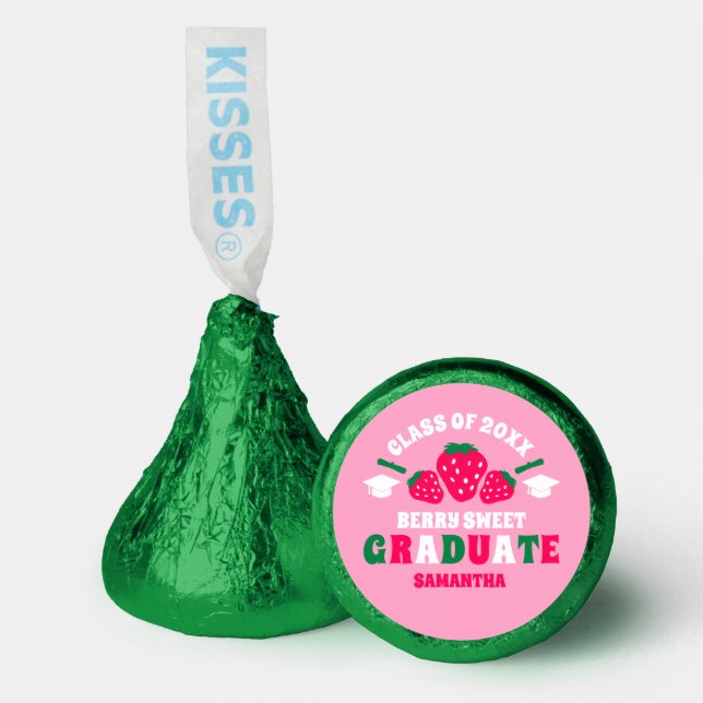 Strawberry Graduation Party Candy Favors (Front)